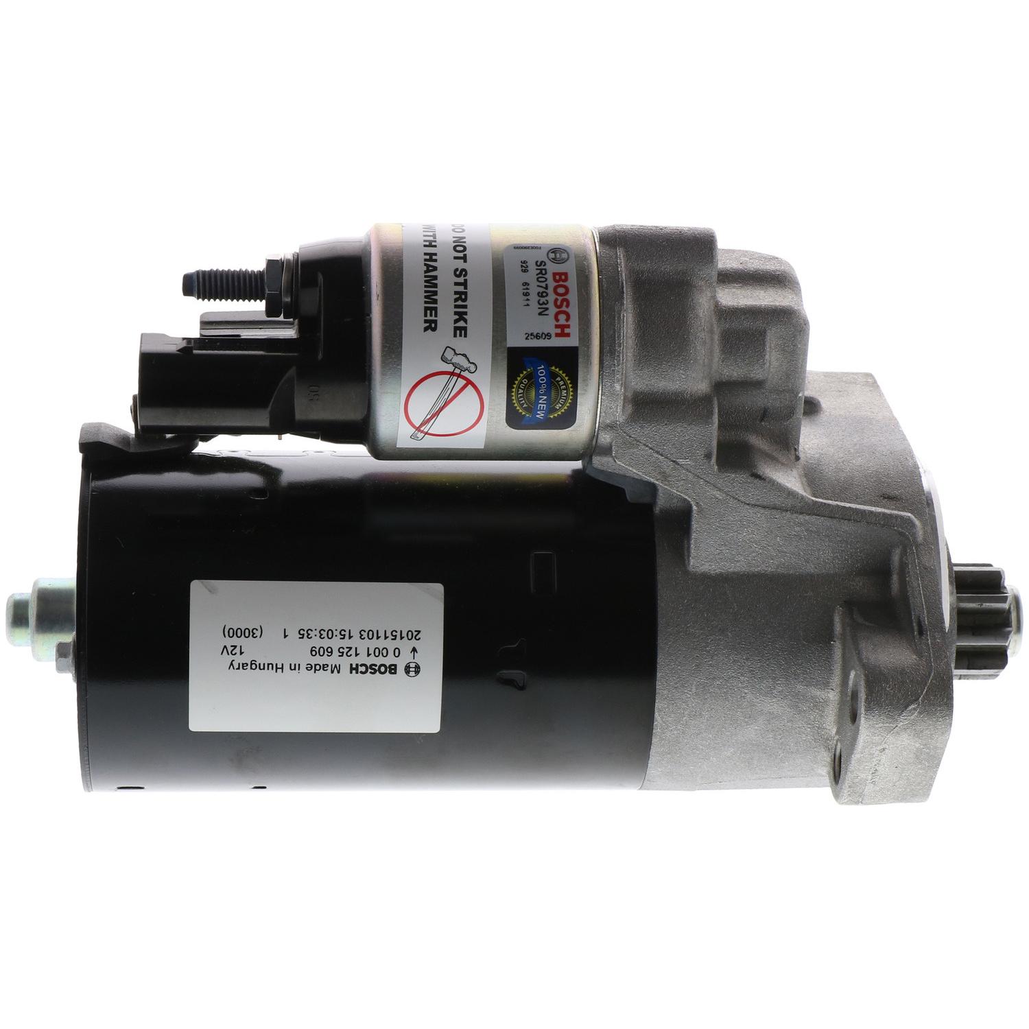 Bosch SR0793N - Starter Motor Bosch SR0793N Starter Motor product image 5 of 5