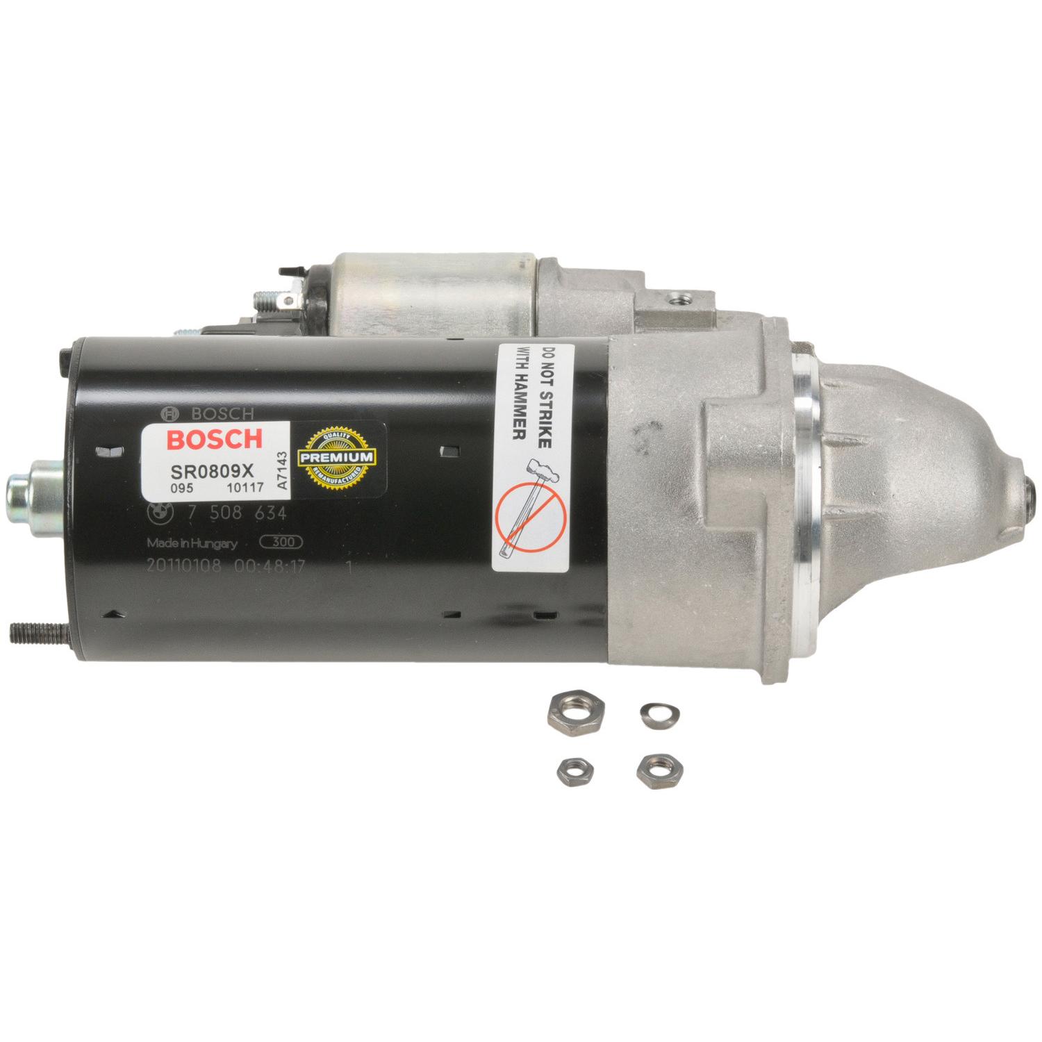 Bosch SR0809X - Starter Motor Bosch SR0809X Starter Motor product image 1 of 5