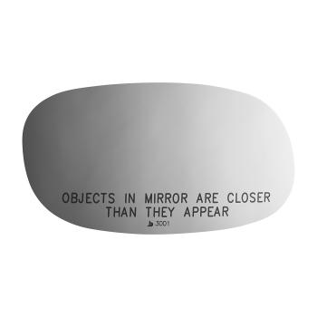 1984 Pontiac T1000 Door Mirror Glass Right Burco 3001 image 2 of 2