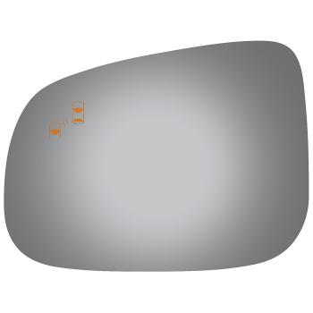 2014 Jaguar XF Door Mirror Glass
