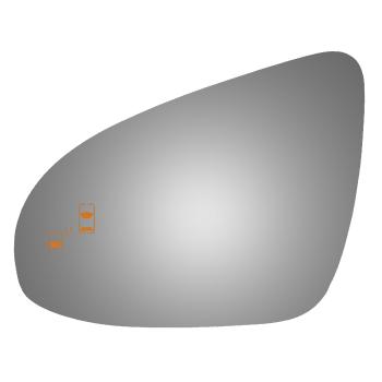 2017 Toyota Avalon Door Mirror Glass Left Burco 4504B image 1 of 1