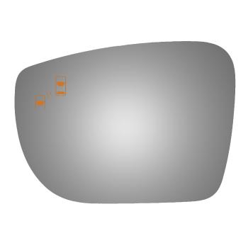 2014 Hyundai Equus Door Mirror Glass
