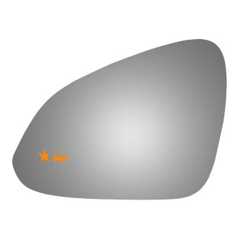 2013 Buick Regal Door Mirror Glass Left Lower Burco 4612B image 1 of 1