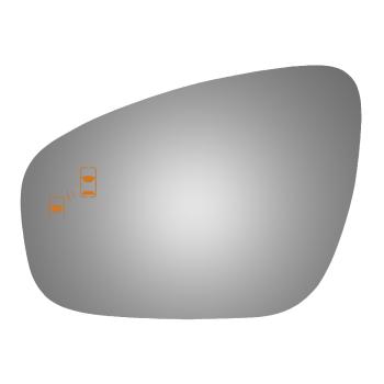 2017 Toyota Mirai Door Mirror Glass