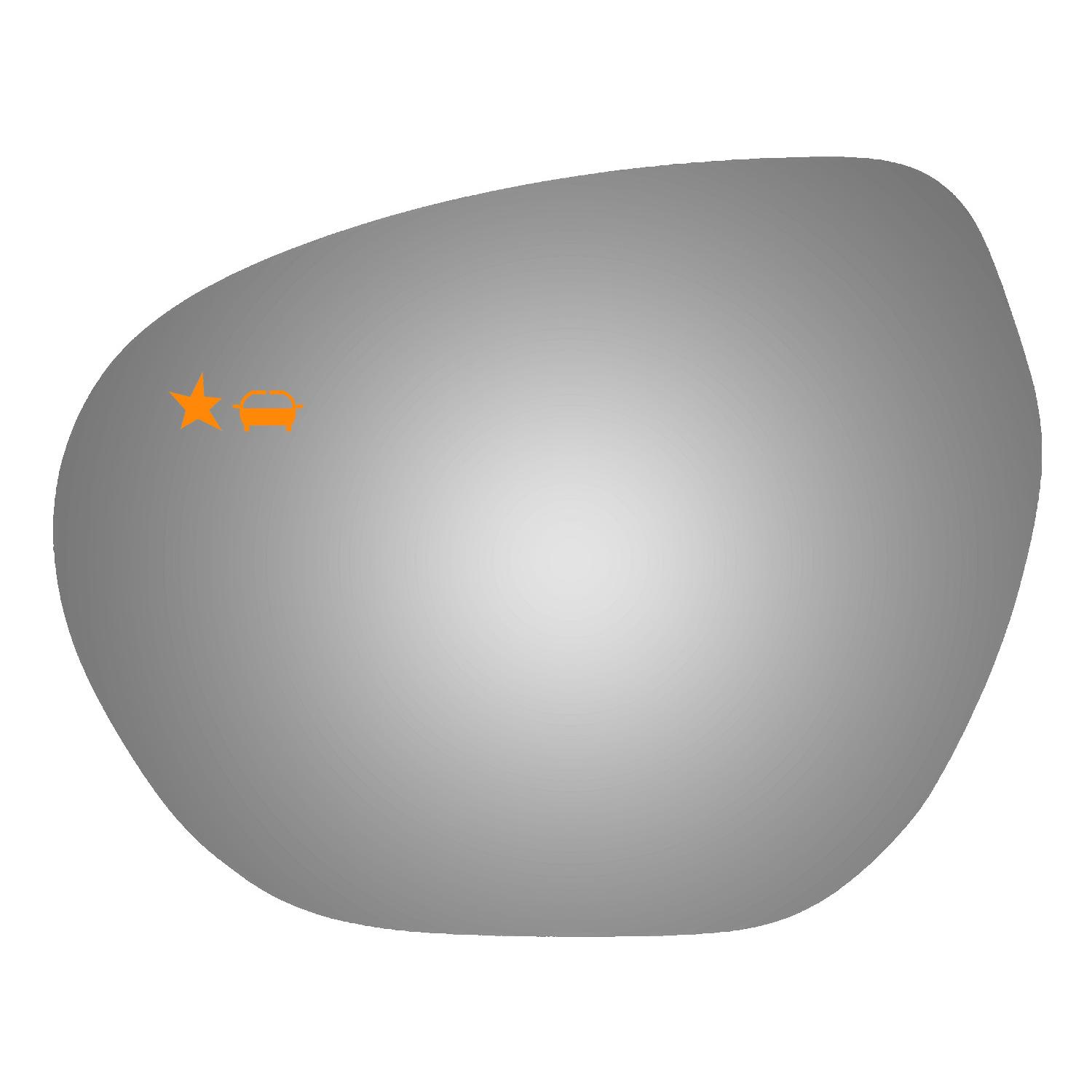 Burco 4674BC - Door Mirror Glass Burco 4674BC Door Mirror Glass product image 1 of 1