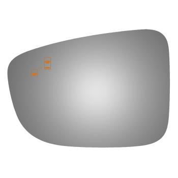 2014 Mazda 3 Door Mirror Glass Left Burco 4709B image 1 of 1