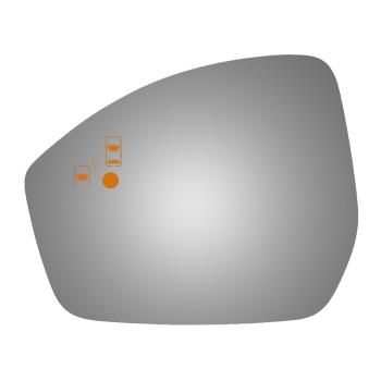 2015 Land Rover Range Rover Evoque Door Mirror Glass Left Burco 4716BC image 1 of 1