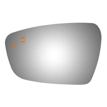 2017 Kia Forte5 Door Mirror Glass Left Burco 4728BC image 1 of 1
