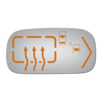 2011 Cadillac DTS Door Mirror Glass Right Burco 5362HSB image 1 of 1