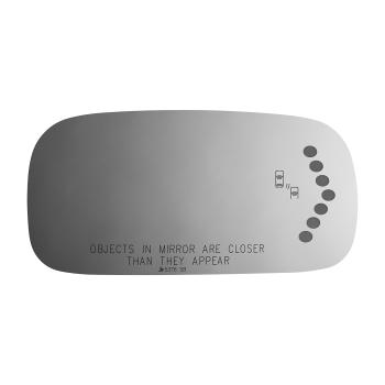 2008 Cadillac DTS Door Mirror Glass Right Burco 5376SB image 2 of 2