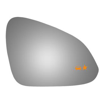 2013 Buick Regal Door Mirror Glass Right Burco 5645B image 1 of 1