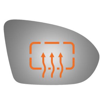 2016 Chevrolet Cruze Door Mirror Glass Right Burco 5685H image 1 of 1