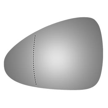 2013 Porsche Panamera Door Mirror Glass Left Burco 5696W image 1 of 1