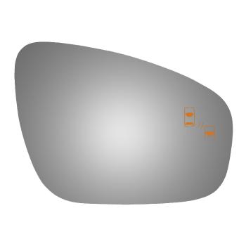 2017 Toyota Mirai Door Mirror Glass Right Burco 5699B image 1 of 1