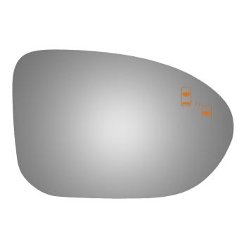 2017 Mazda MX-5 Miata Door Mirror Glass Right Burco 5728BC image 1 of 1