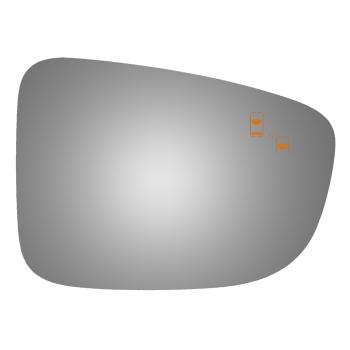 2014 Mazda 3 Door Mirror Glass Right Burco 5739B image 1 of 1