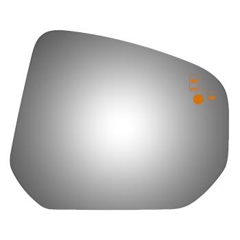 2016 Ford Transit Connect Door Mirror Glass Right Burco 5743BC image 1 of 1