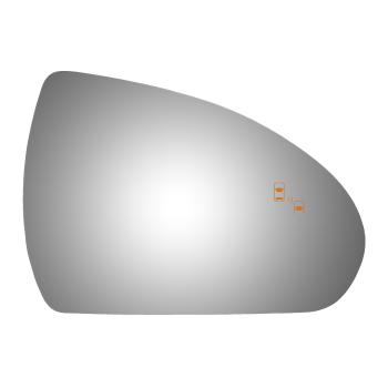 2017 Hyundai Ioniq Door Mirror Glass Right Burco 5756BC image 1 of 1