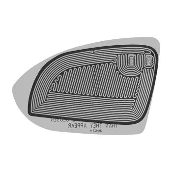 2021 Volkswagen Jetta Door Mirror Glass Right Burco 5823H image 1 of 2