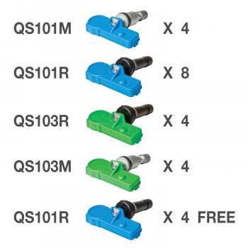 BWD TPM9008 Tire Pressure Monitoring System Programmable Sensor Service Kit product image 2 of 2