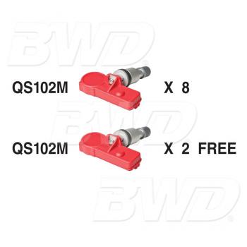 BWD TPM9102M - Tire Pressure Monitoring System Sensor Service Kit BWD TPM9102M Tire Pressure Monitoring System Sensor Service Kit product image 2 of 2