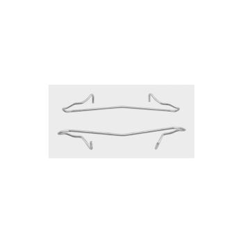 2015 Fiat 500 Disc Brake Hardware Kit Front Carlson 13618 image 1 of 1