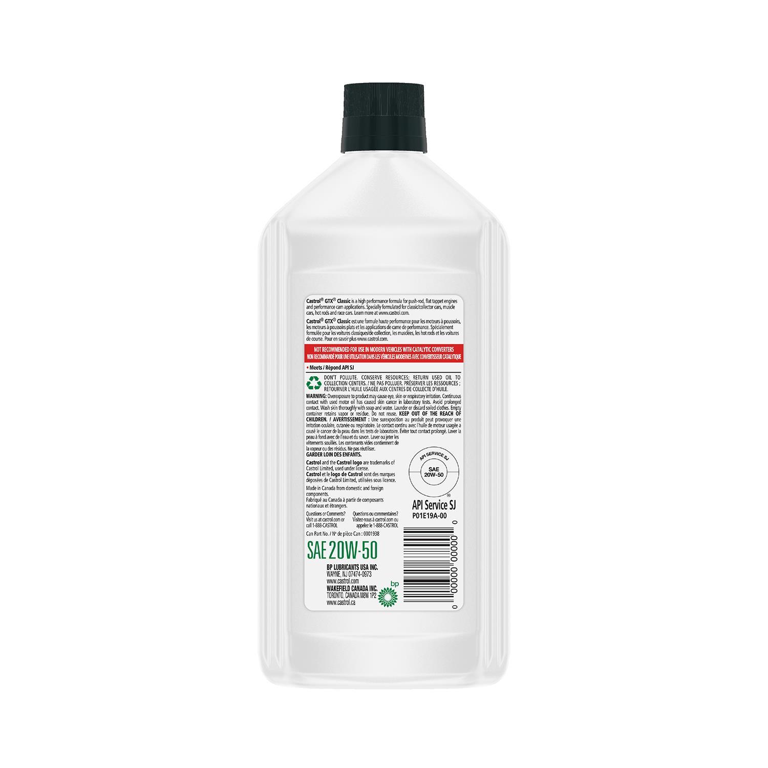 Castrol 0001938 Engine Oil product image 1 of 2