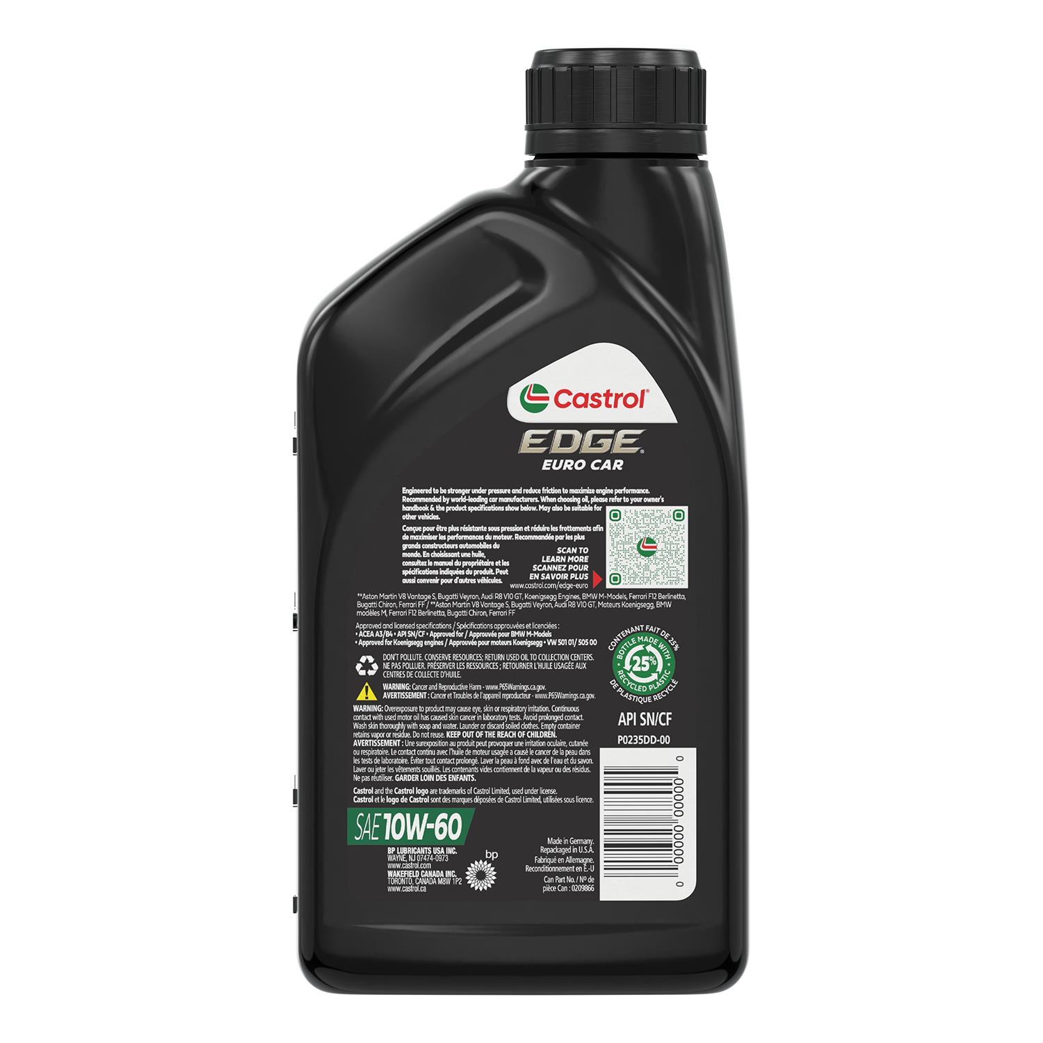 Castrol 0209866 Engine Oil product image 1 of 2