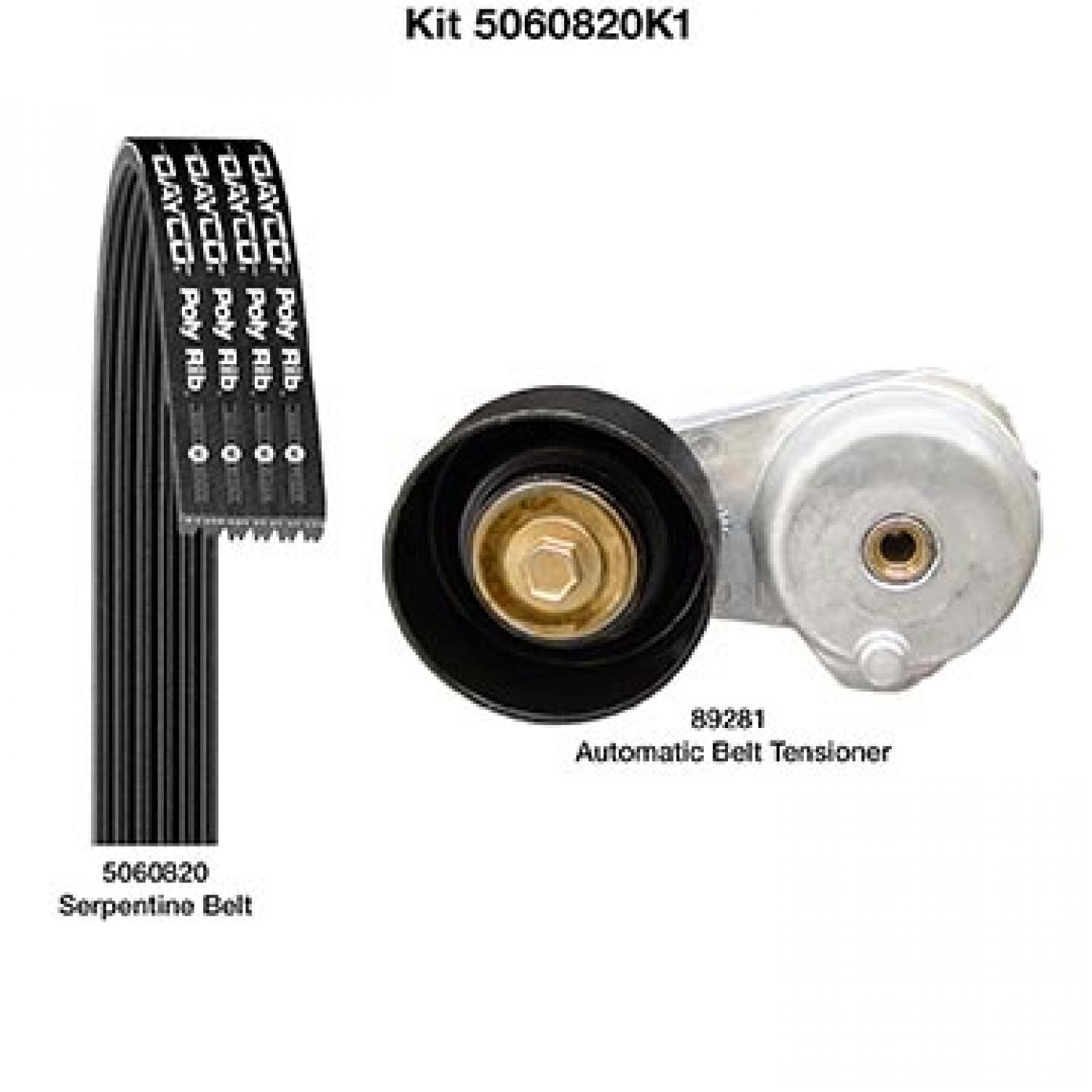 Dayco 5060820K1 Serpentine Belt Drive Component Kit product image 1 of 1