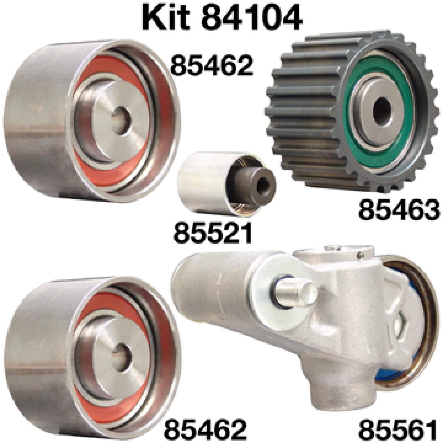 Dayco 84104 - Engine Timing Belt Component Kit Dayco 84104 Engine Timing Belt Component Kit product image 1 of 2