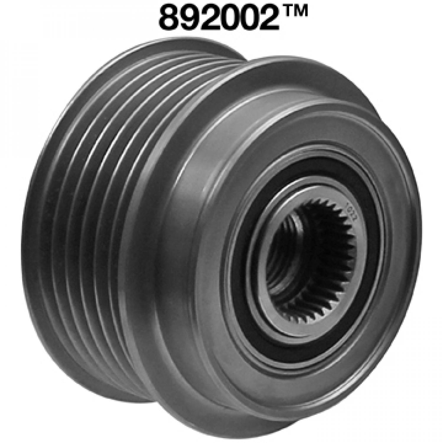Dayco 892002 - Alternator Decoupler Pulley Dayco 892002 Alternator Decoupler Pulley product image 2 of 2