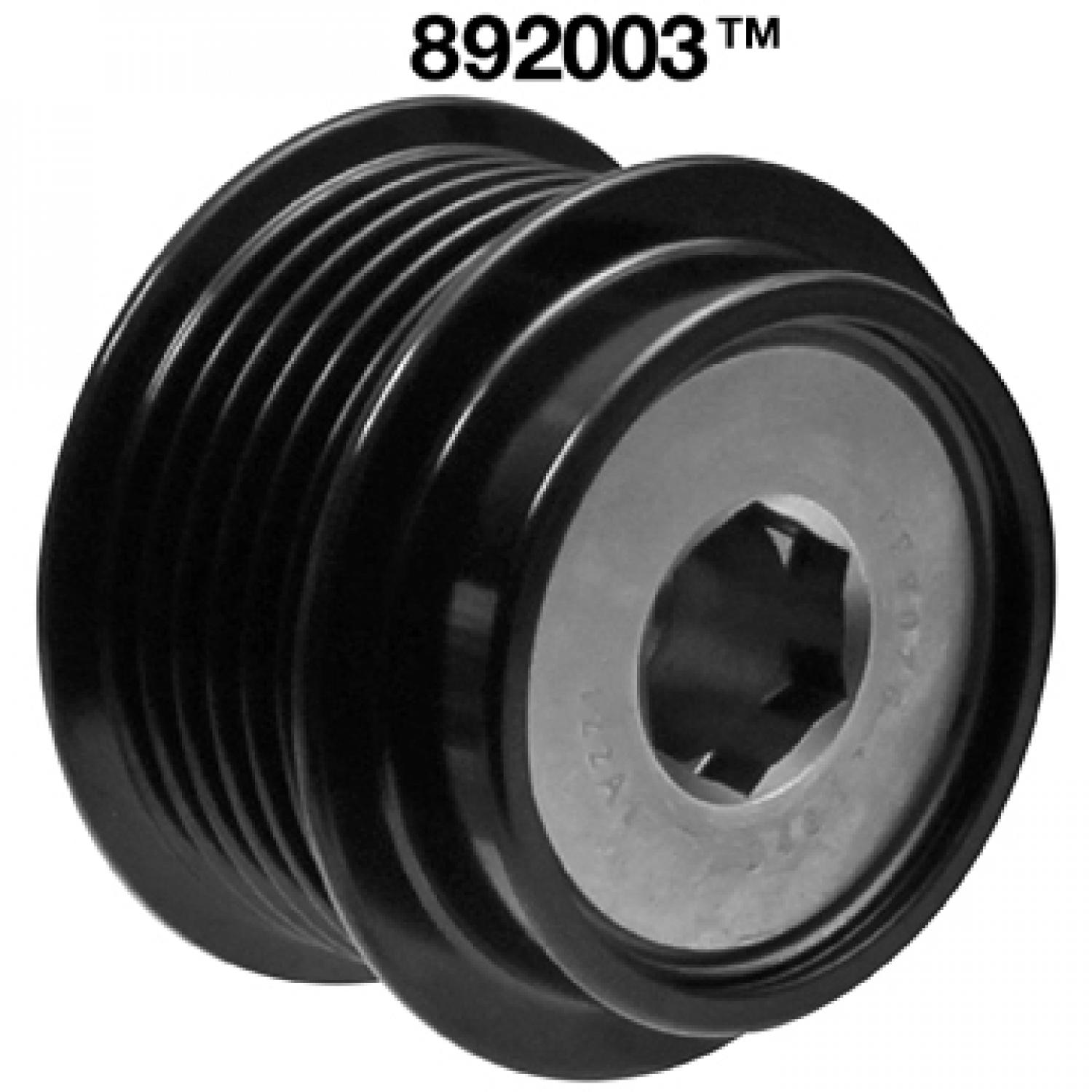 Dayco 892003 - Alternator Decoupler Pulley Dayco 892003 Alternator Decoupler Pulley product image 2 of 2