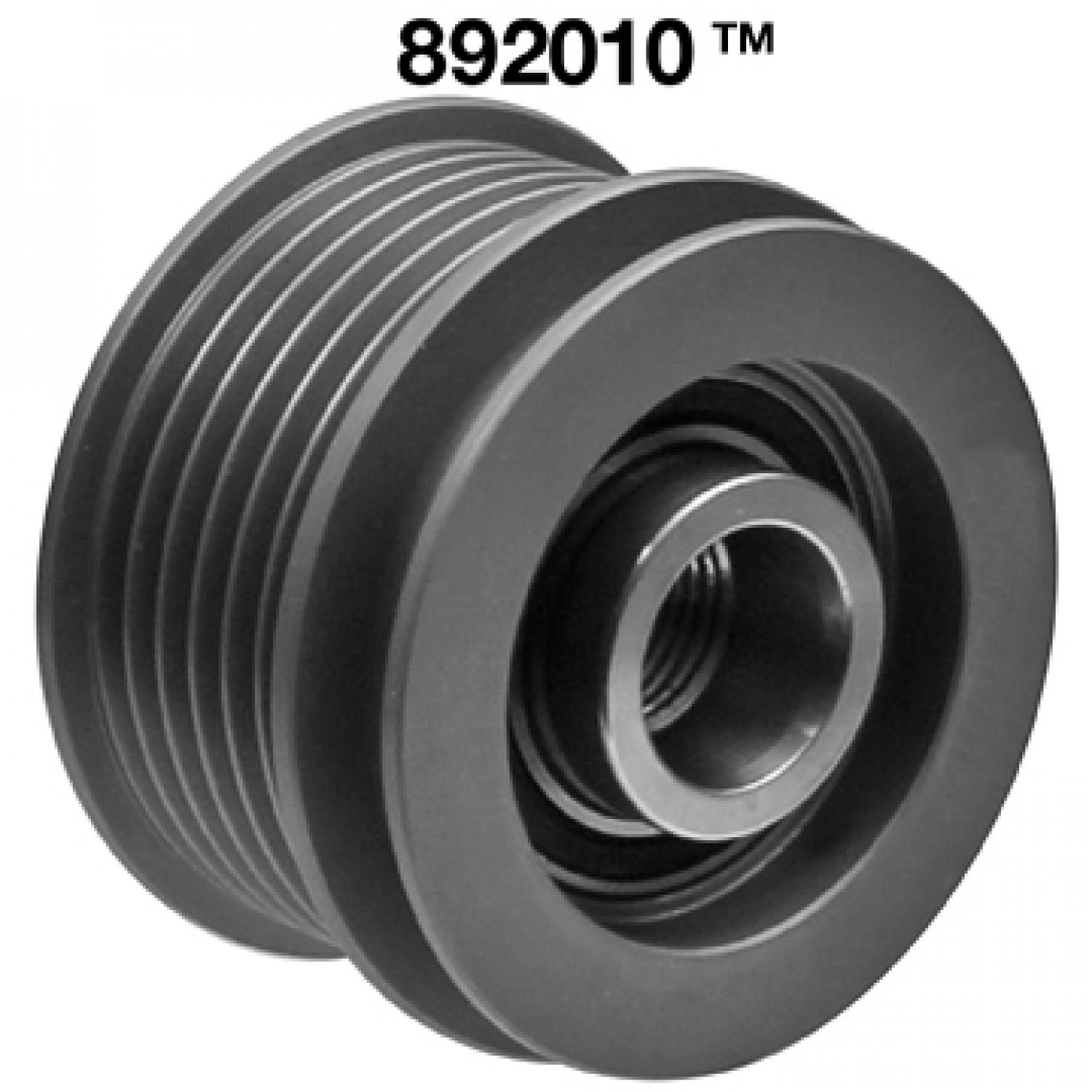 Dayco 892010 - Alternator Decoupler Pulley Dayco 892010 Alternator Decoupler Pulley product image 1 of 2