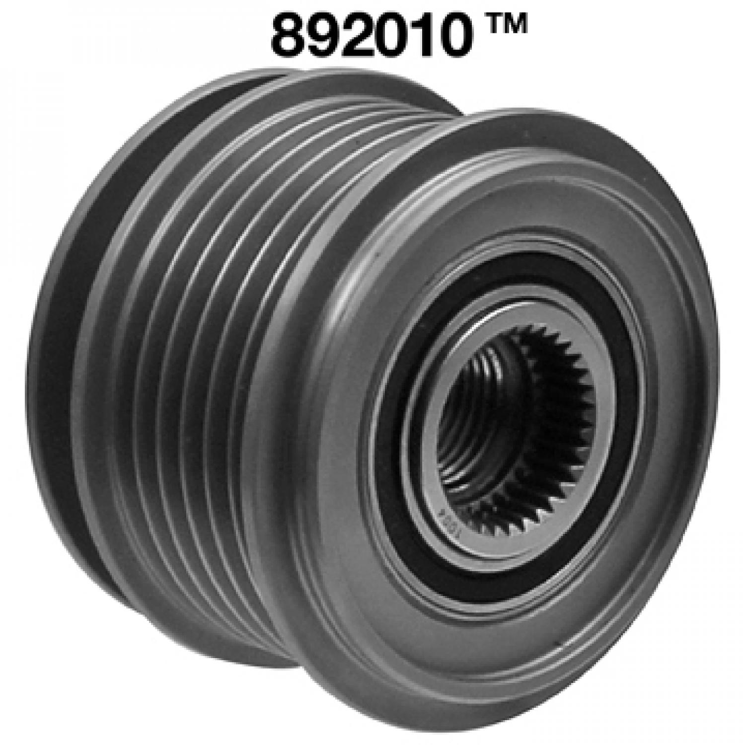 Dayco 892010 - Alternator Decoupler Pulley Dayco 892010 Alternator Decoupler Pulley product image 2 of 2