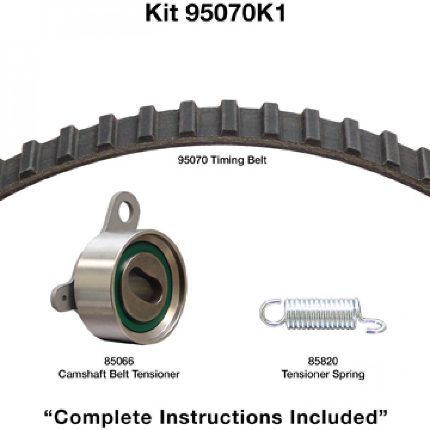 Dayco 95070K1 - Engine Timing Belt Kit Dayco 95070K1 Engine Timing Belt Component Kit product image 1 of 1
