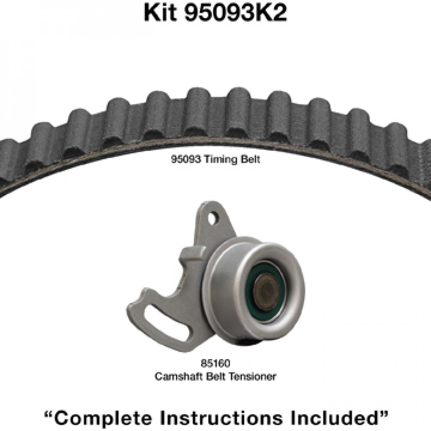 Dayco 95093K2 - Engine Timing Belt Kit Dayco 95093K2 Engine Timing Belt Component Kit product image 1 of 1