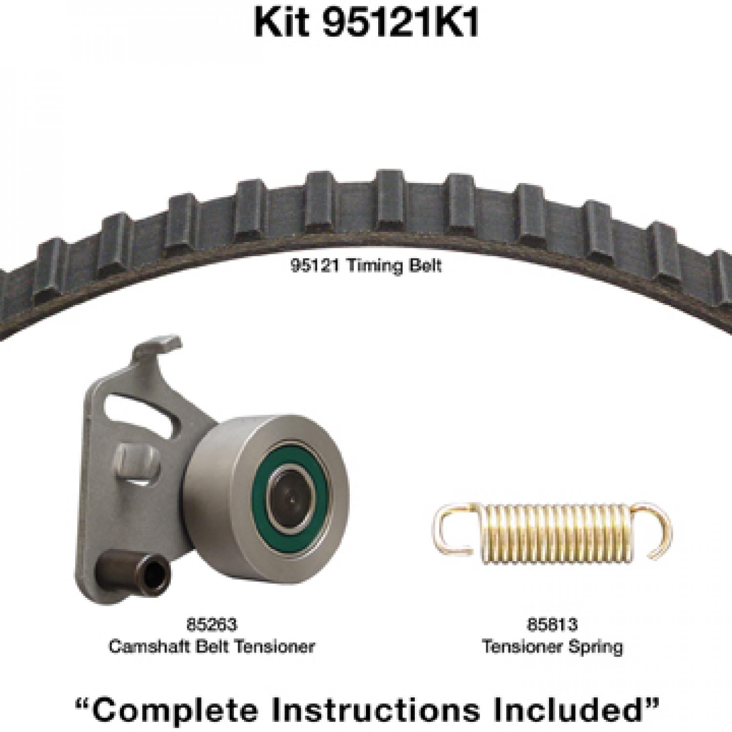 Dayco 95121K1 - Engine Timing Belt Kit Dayco 95121K1 Engine Timing Belt Component Kit product image 1 of 1