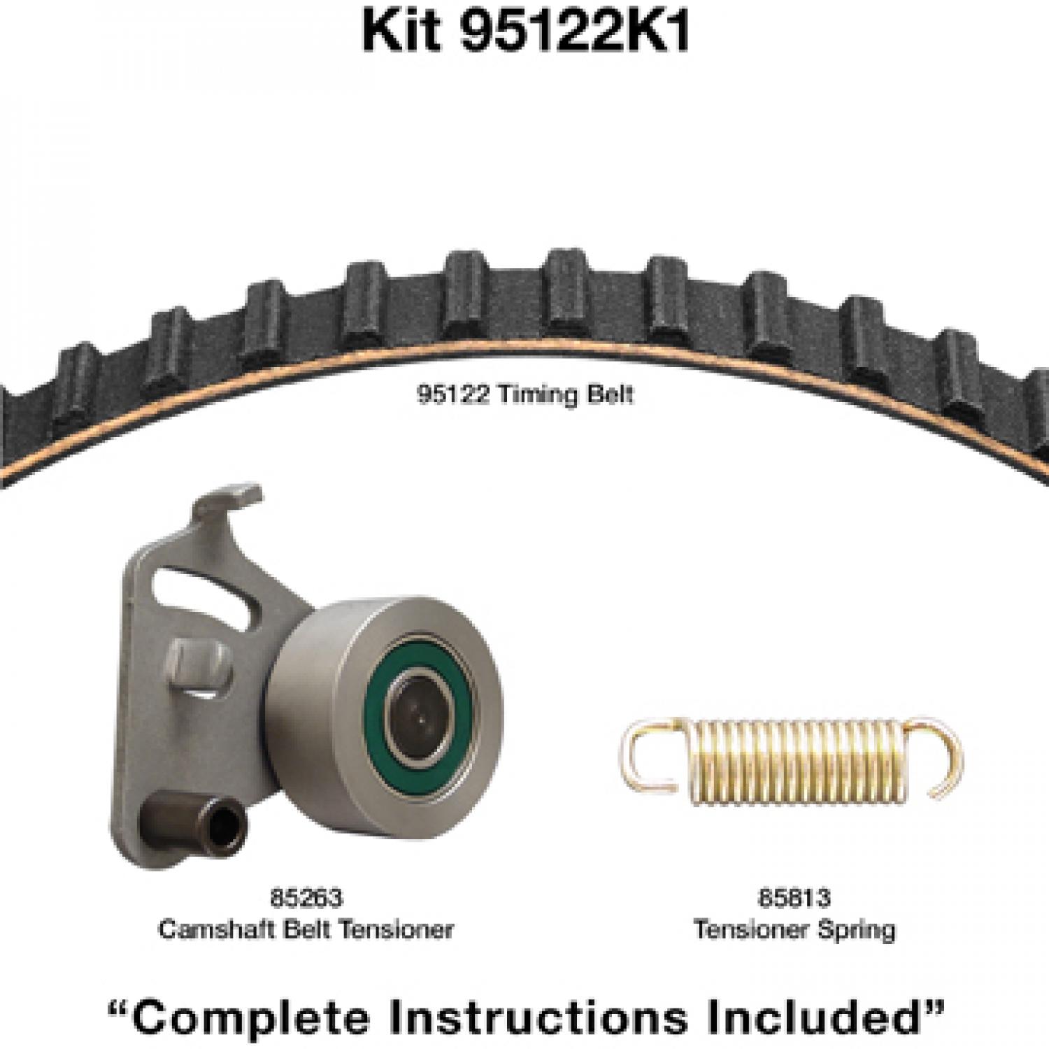 Dayco 95122K1 - Engine Timing Belt Kit Dayco 95122K1 Engine Timing Belt Component Kit product image 1 of 1