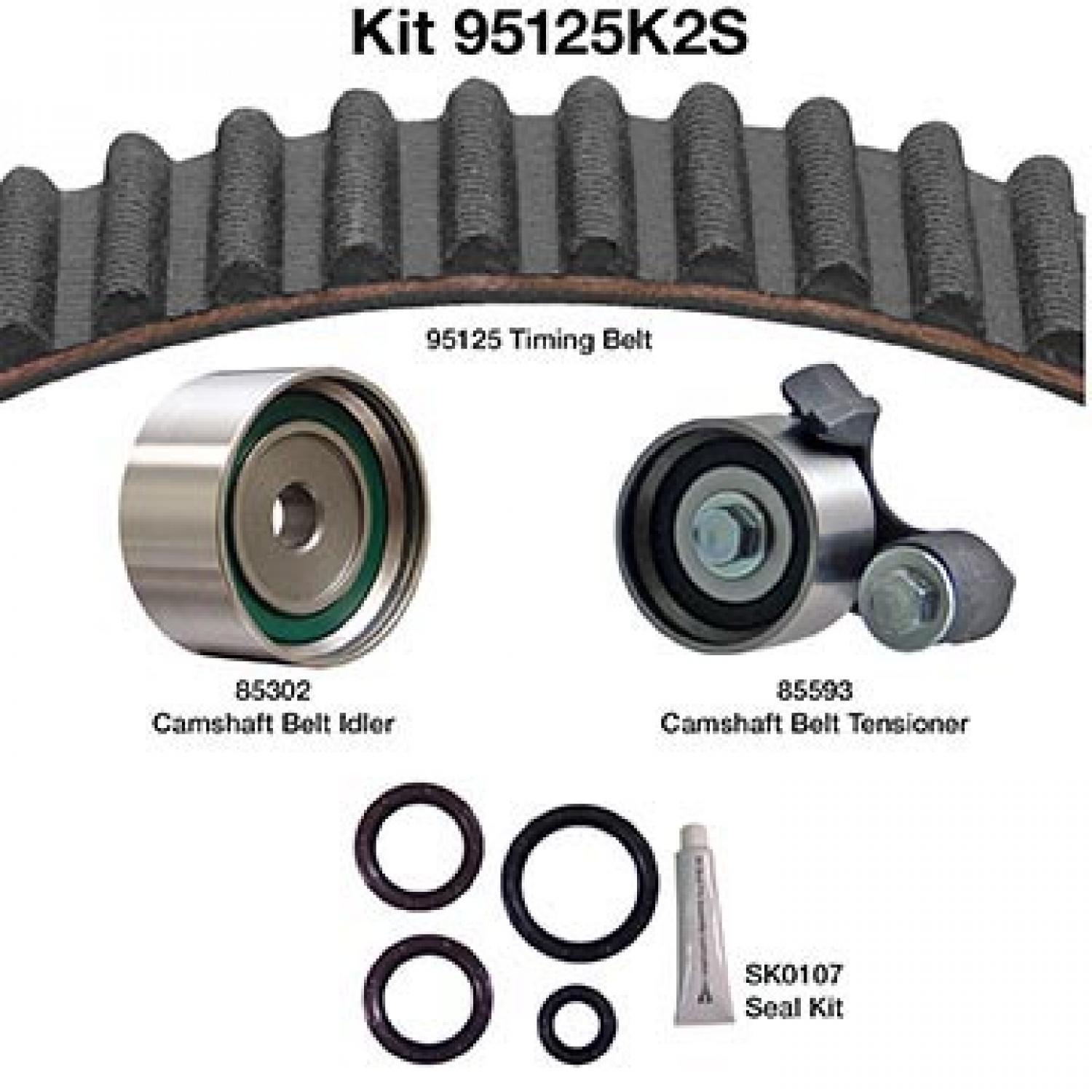 Dayco 95125K2S - Engine Timing Belt Kit Dayco 95125K2S Engine Timing Belt Kit product image 1 of 1