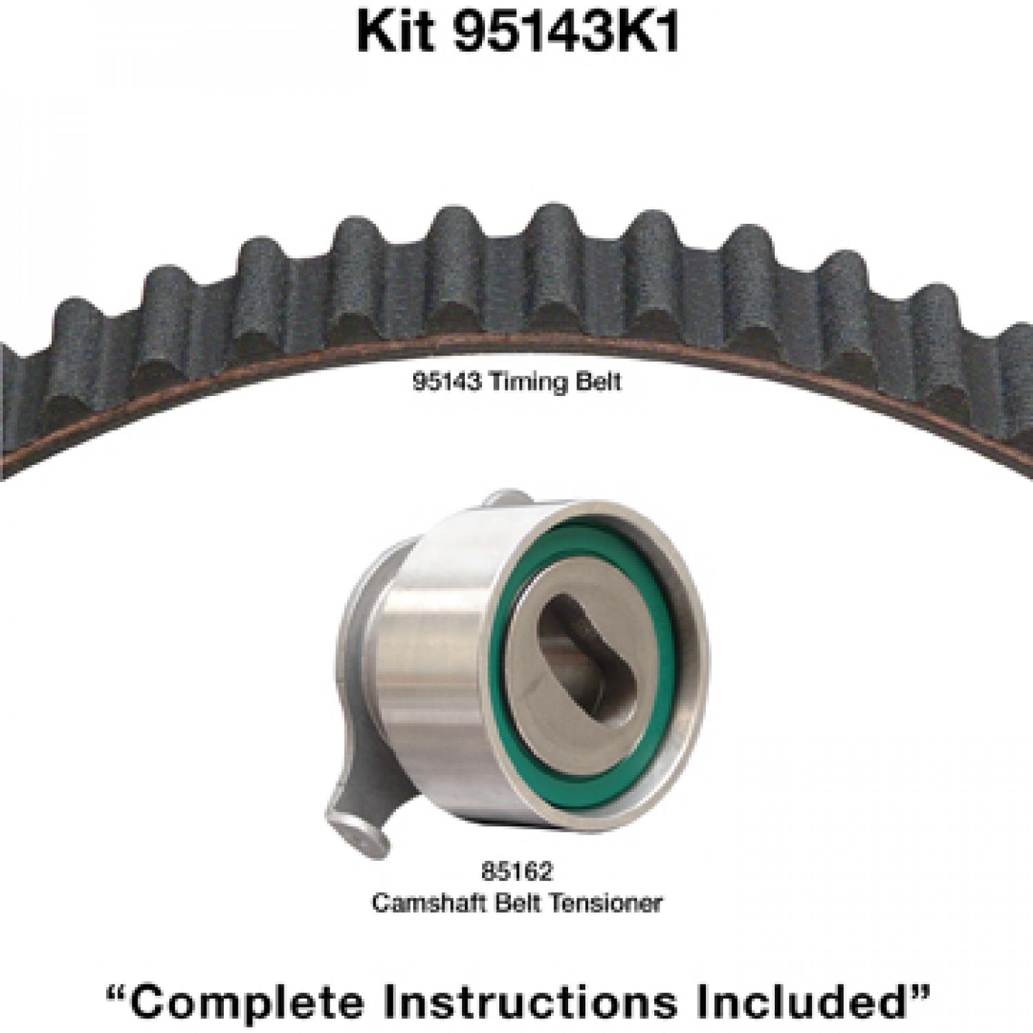 Dayco 95143K1 - Engine Timing Belt Kit Dayco 95143K1 Engine Timing Belt Component Kit product image 1 of 1