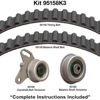 1987 Mitsubishi Cordia Engine Timing Belt Kit Dayco 95158K3 image 1 of 1