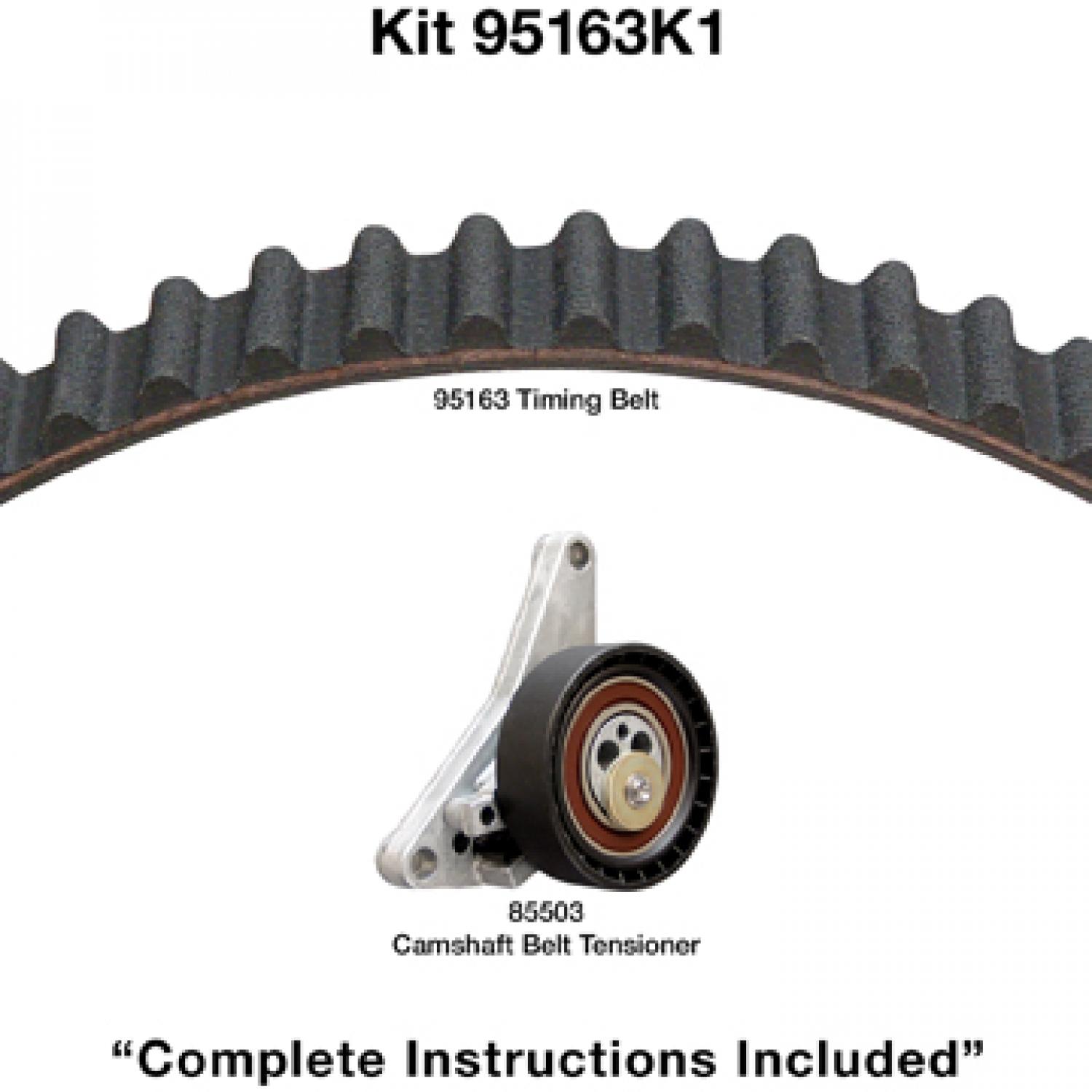 Dayco 95163K1 - Engine Timing Belt Kit Dayco 95163K1 Engine Timing Belt Component Kit product image 1 of 1