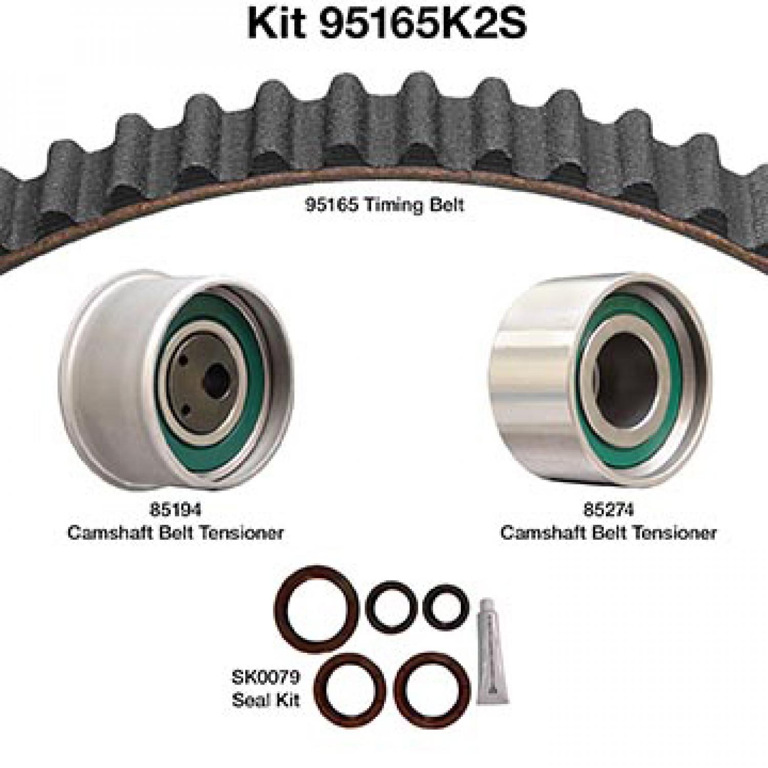 Dayco 95165K2S Engine Timing Belt Kit product image 1 of 1