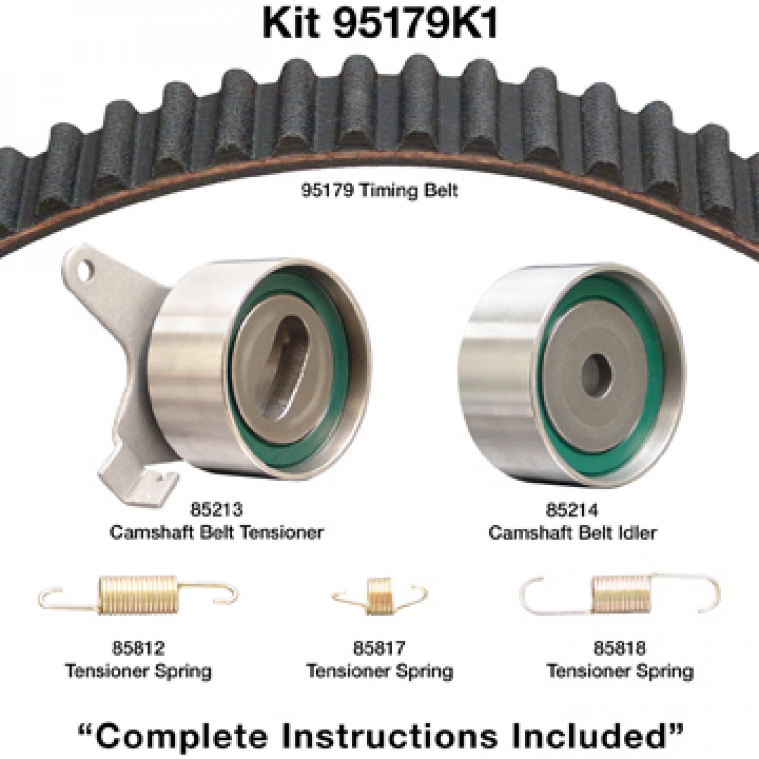 Dayco 95179K1 - Engine Timing Belt Kit Dayco 95179K1 Engine Timing Belt Component Kit product image 1 of 1