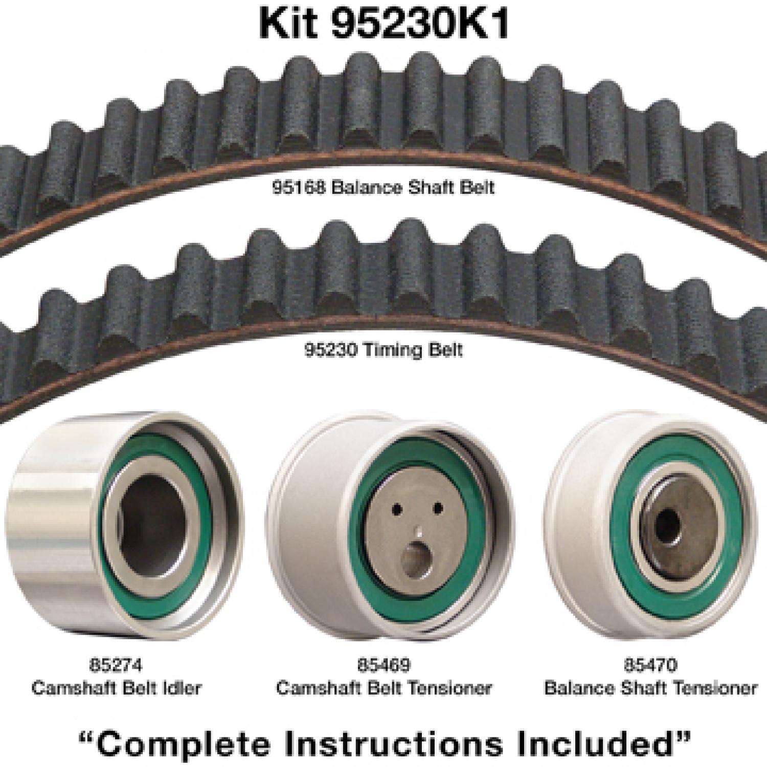 Dayco 95230K1 - Engine Timing Belt Kit Dayco 95230K1 Engine Timing Belt Component Kit product image 1 of 1