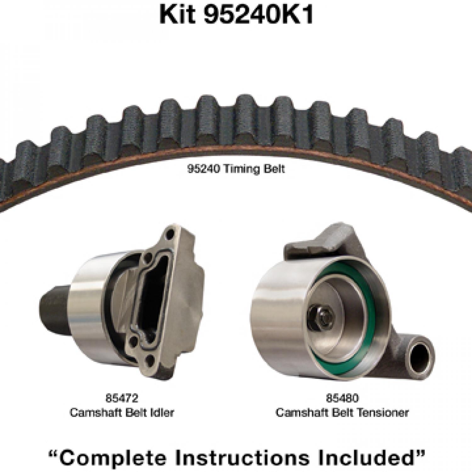 Dayco 95240K1 - Engine Timing Belt Kit Dayco 95240K1 Engine Timing Belt Component Kit product image 1 of 1