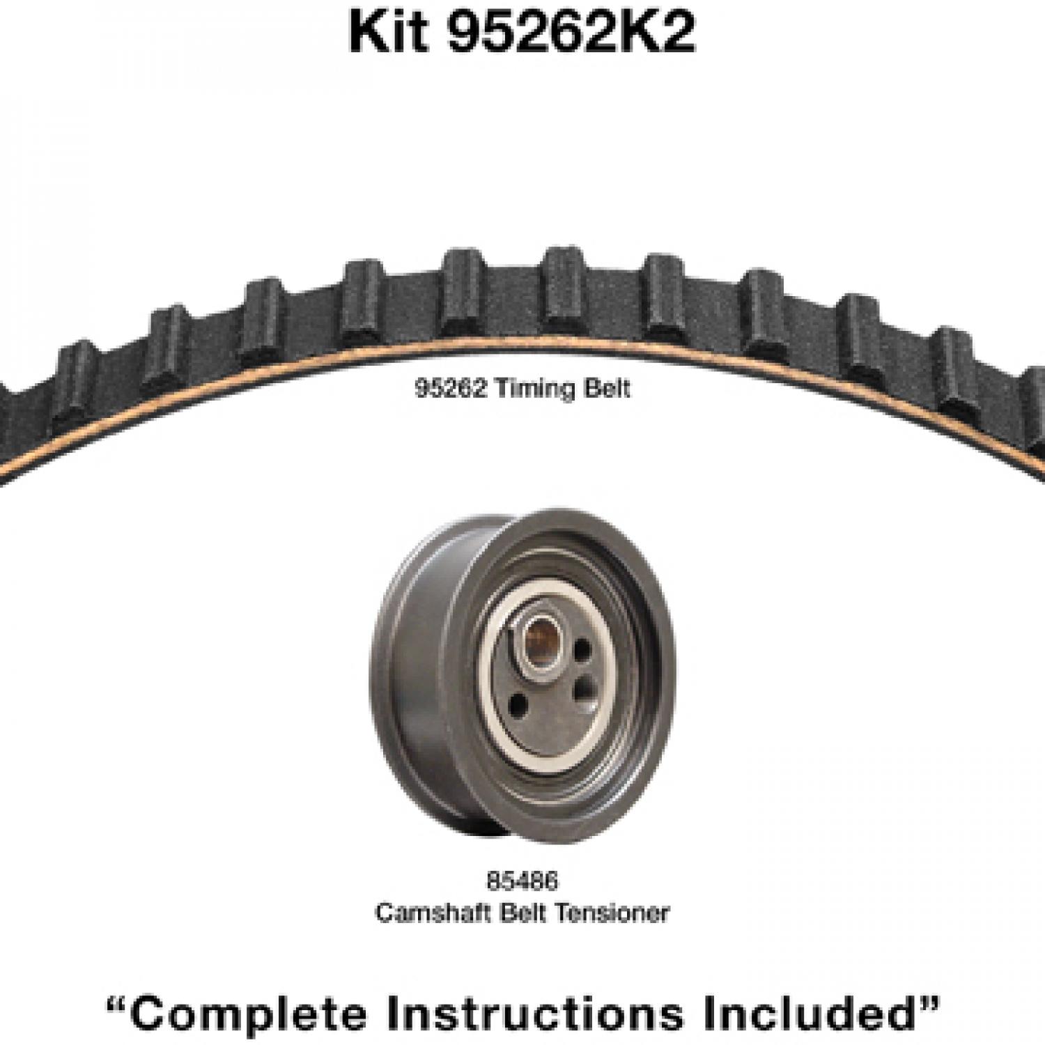 Dayco 95262K2 - Engine Timing Belt Kit Dayco 95262K2 Engine Timing Belt Component Kit product image 1 of 1