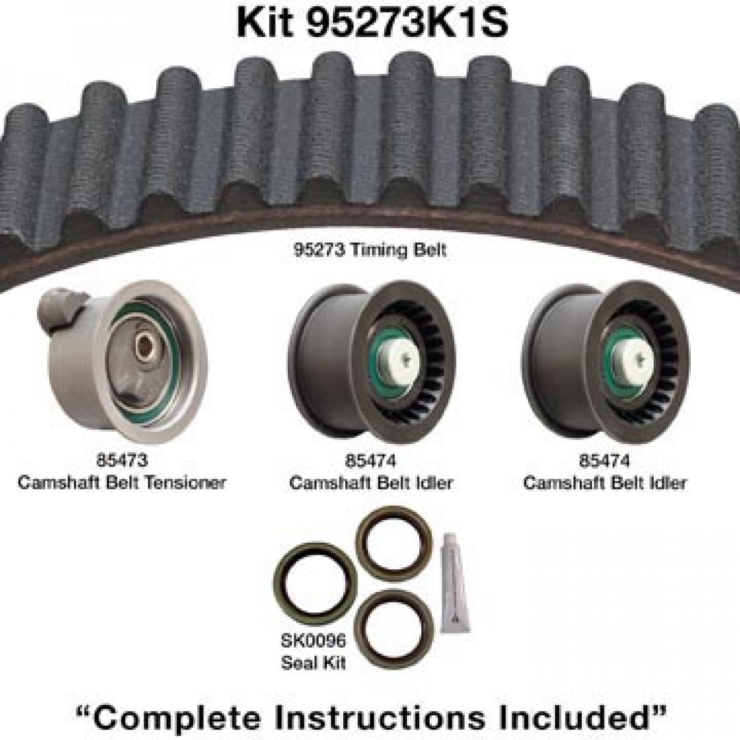 Dayco 95273K1S - Engine Timing Belt Kit Dayco 95273K1S Engine Timing Belt Kit product image 1 of 1