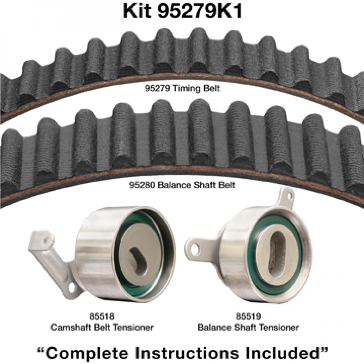 Dayco 95279K1 - Engine Timing Belt Kit Dayco 95279K1 Engine Timing Belt Component Kit product image 1 of 1