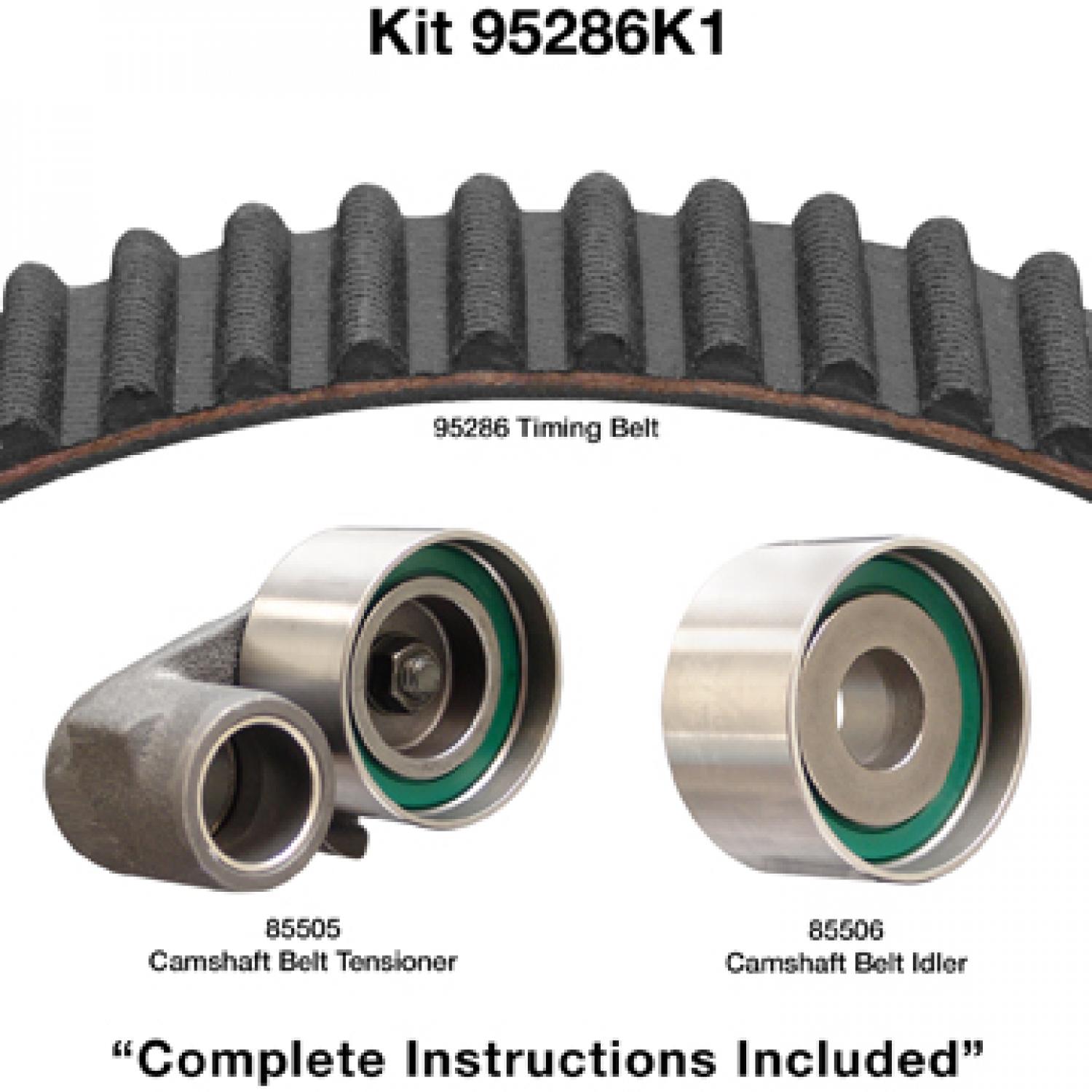 Dayco 95286K1 - Engine Timing Belt Kit Dayco 95286K1 Engine Timing Belt Component Kit product image 1 of 1